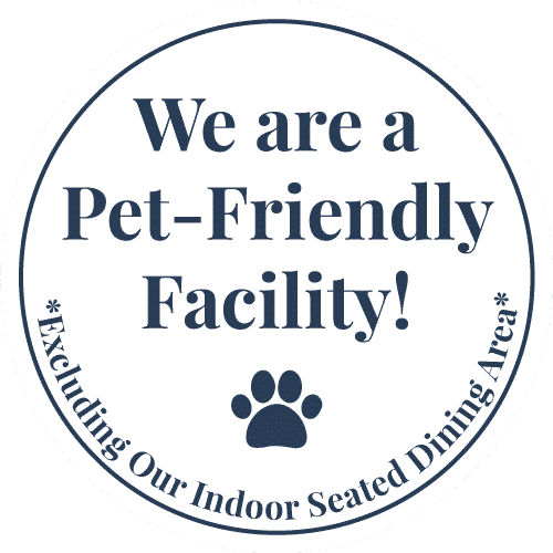 We are a dog-friendly facility!